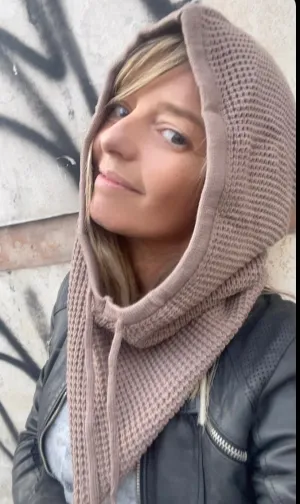 Balaclava passamontagna tinta unita trama nido d’ape  vari colori