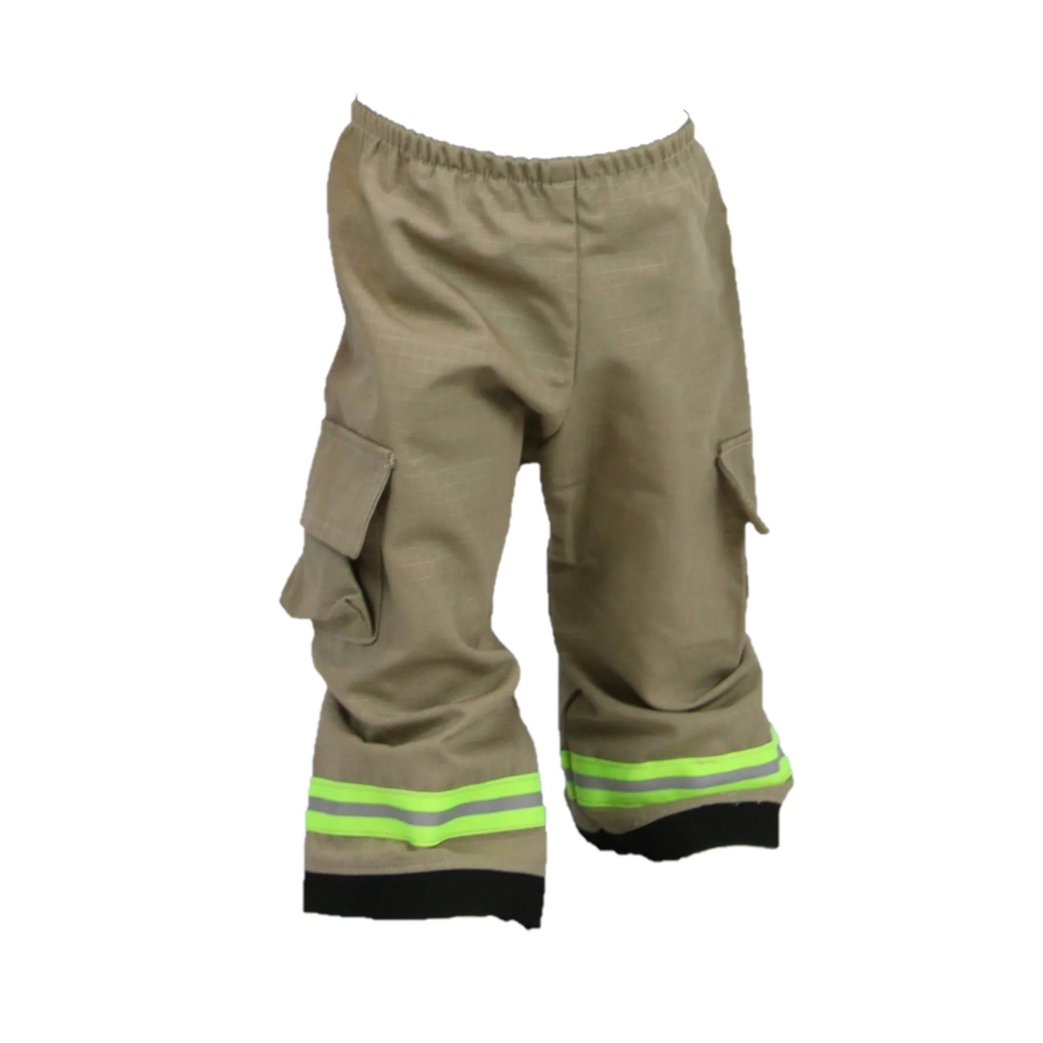 BIRTHDAY Firefighter Personalized TAN 2PC Baby Outfit