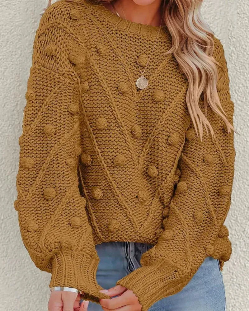 Ivyshape | Casual Knitted Sweater