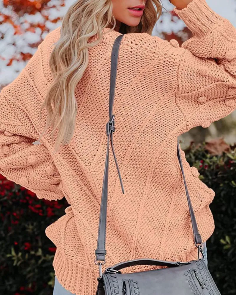 Ivyshape | Casual Knitted Sweater