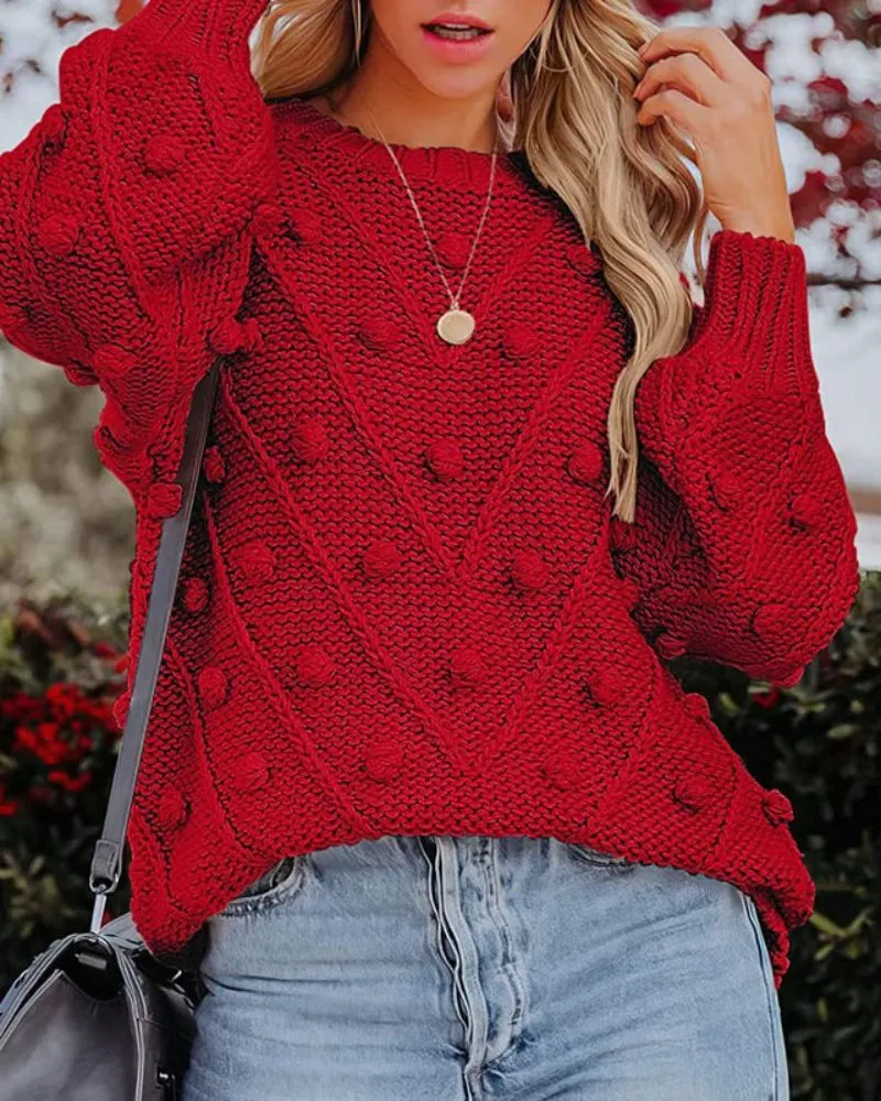 Ivyshape | Casual Knitted Sweater