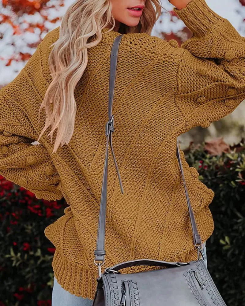 Ivyshape | Casual Knitted Sweater