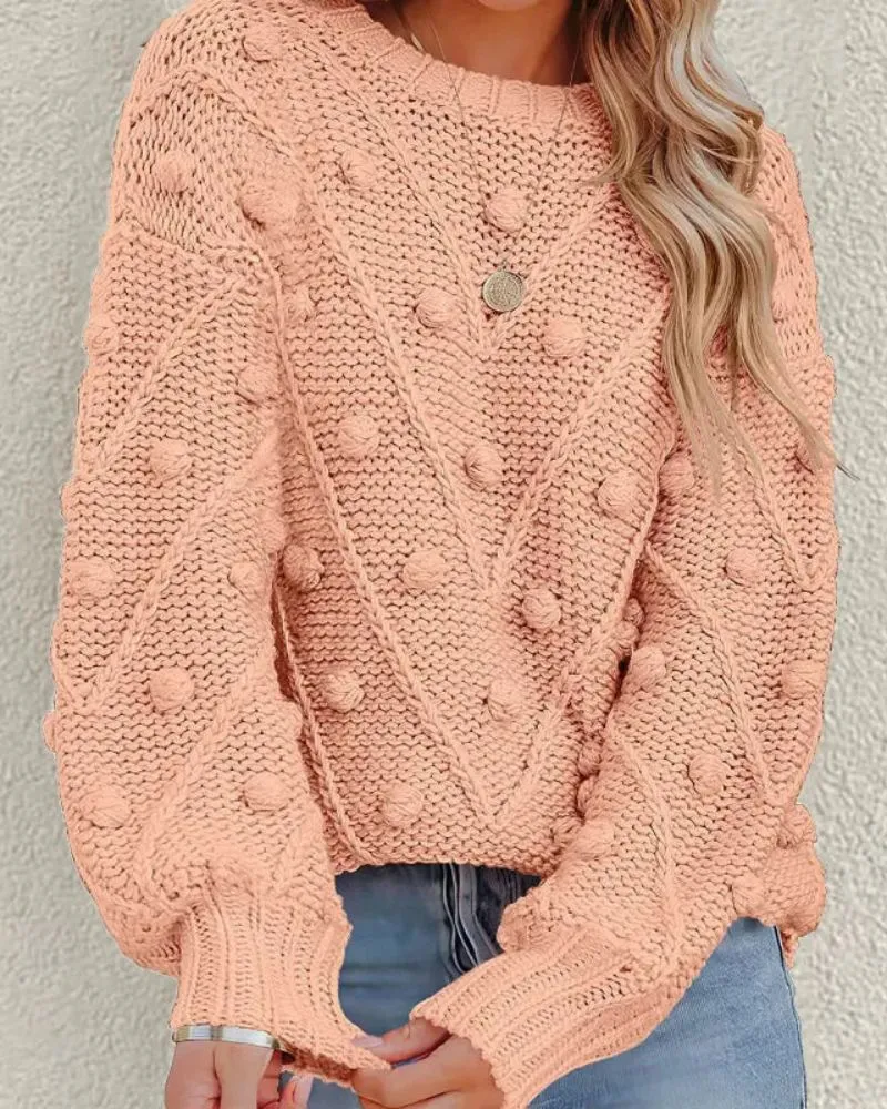 Ivyshape | Casual Knitted Sweater