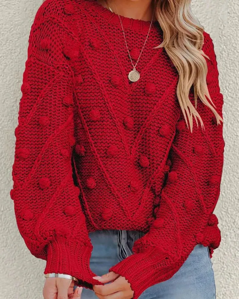 Ivyshape | Casual Knitted Sweater