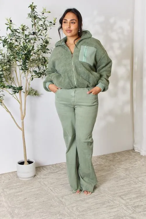 Mountainside Moment Zip Up Collared Jacket
