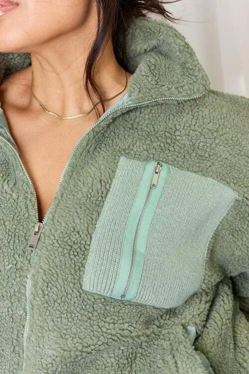 Mountainside Moment Zip Up Collared Jacket