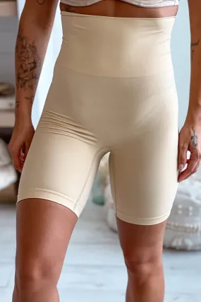 Nude Waist Control Shorts
