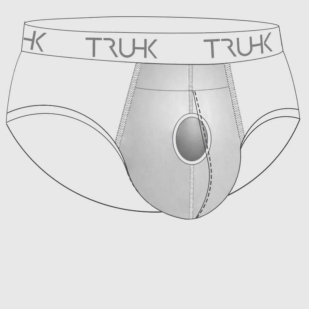 TRUHK - BLACK BRIEF STP/PACKING UNDERWEAR
