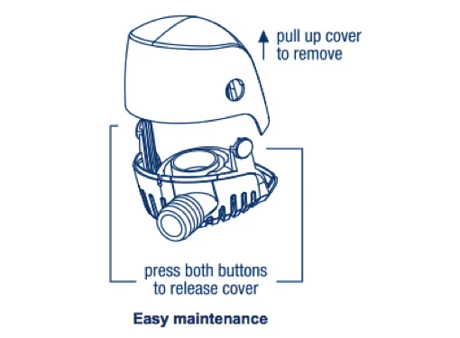 Whale Orca 1300 Electric Bilge Pump 12 & 24V