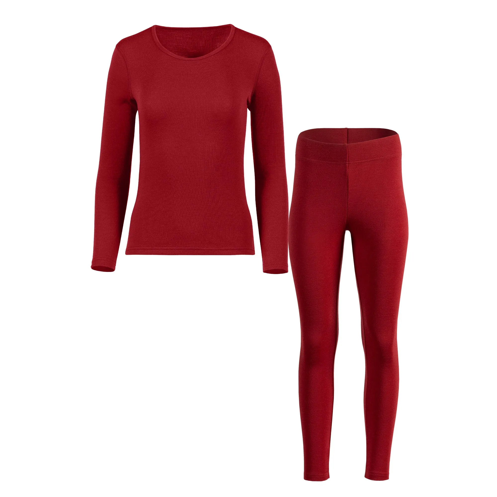 Women's 250 Long Sleeve & Leggings 2-Piece Royal Cherry