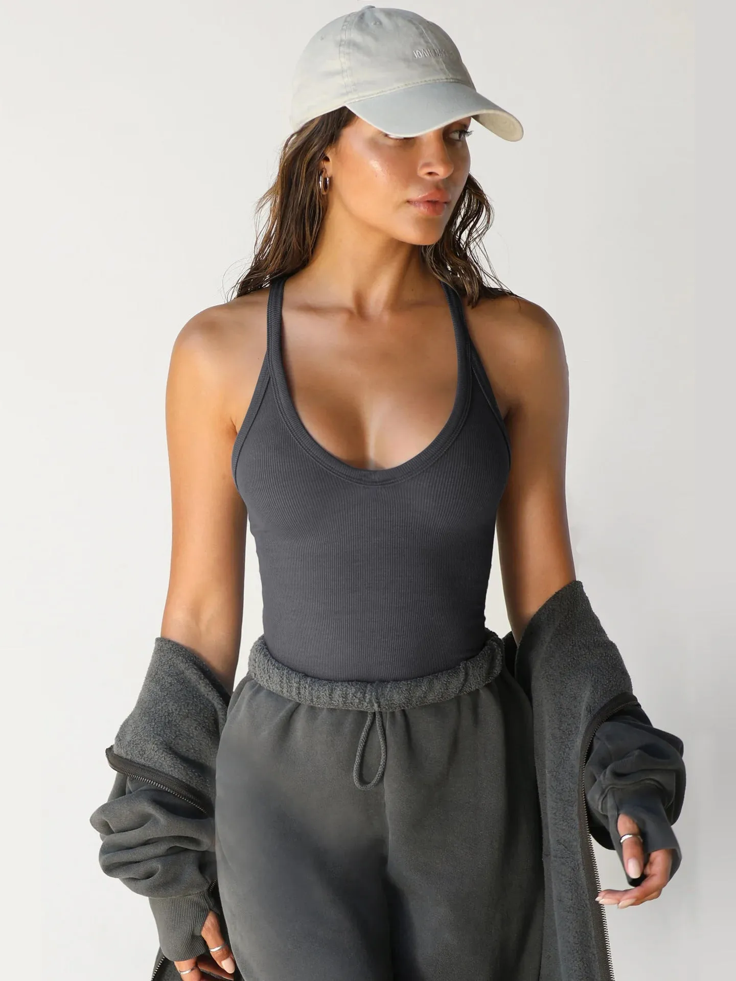 Women's Knitted Vest Sexy Slim Fit Tops Bottoming Shirt